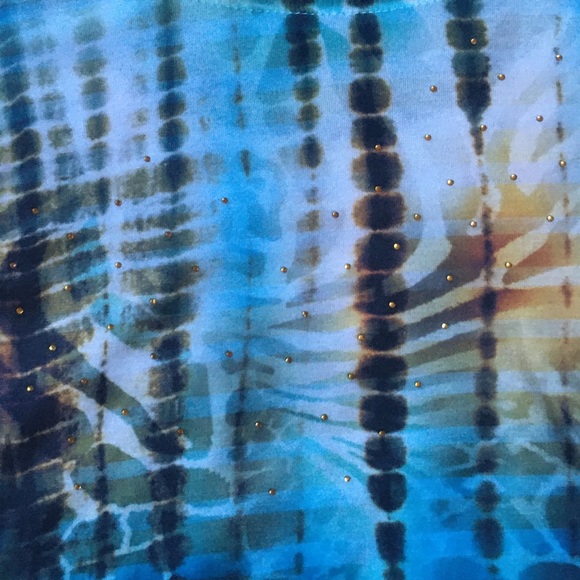 Impulse California 3/4 Sleeve Top Bejeweled SMALL - Picture 5 of 11